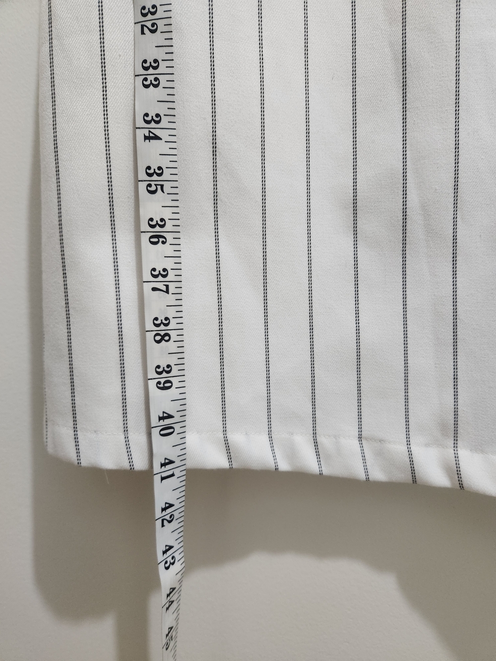 Ardene White Striped Button-Front Midi Dress - Picture 8 of 10